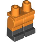 LEGO Orange Minifigure Hips and Legs with Black Boots (21019 / 77601)