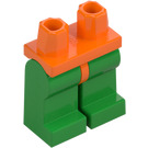 LEGO Orange Minifigure Hips with Bright Green Legs (3815 / 73200)