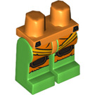 LEGO Orange Minifigure Hüften mit Orange Jumpsuit (3815 / 17801)
