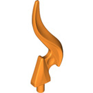 LEGO Orange Minifigure Spear Tip with Elongated Flame (18395)