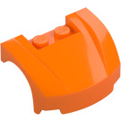 LEGO Orange Mudgard Bonnet 3 x 4 x 1.3 Gebogen (98835)