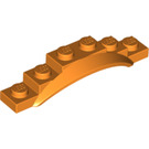 LEGO Orange Mudguard Plate 1 x 6 with Edge (4925 / 62361)