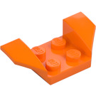 LEGO Orange Mudguard Plate 2 x 2 with Flared Wheel Arches (41854)