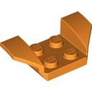 LEGO Orange Garde-boue assiette 2 x 2 avec Flared Roue Arches (41854)