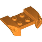 LEGO Orange Kotflügel Platte 2 x 4 mit Overhanging Headlights (44674)