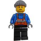 LEGO Orange Overalls minifiguur