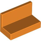 LEGO Oranje Paneel 1 x 2 x 1 met vierkante hoeken (4865 / 30010)