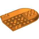 LEGO Orange Flugzeug Unterseite 6 x 8 Gebogen Invertiert (11295)