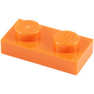 LEGO Orange assiette 1 x 2 (3023 / 28653)