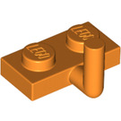 LEGO Oranje Plaat 1 x 2 met Haak (5 mm horizontale arm) (43876 / 88072)