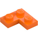 LEGO Oranje Plaat 2 x 2 Hoek (2420)