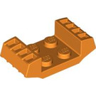 LEGO Oranje Plaat 2 x 2 met Raised Grilles (41862)