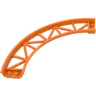 LEGO Orange Rail 13 x 13 Curved with Edges (25061)