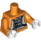 LEGO Naranja Rebel Snowspeeder Minifigura Torso (973 / 88585)