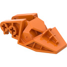 LEGO Oranje Ridged Hoofd / Voet 3 x 6 x 1.6 (32165)