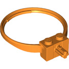 LEGO Orange Ring / Hoop mit Achse (43373)