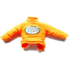 LEGO Orange Scala Male Sweater mit Oval mit Schwarz Border Muster