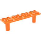 LEGO Orange Sleeping Box Leg (6941)