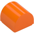 LEGO Orange Pente 1 x 1 Incurvé (49307)