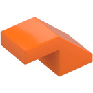 LEGO Orange Backe 1 x 2 (45°) (28192)