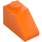 LEGO Orange Backe 1 x 2 (45°) (3040 / 6270)