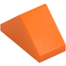 LEGO Orange Backe 1 x 2 (45°) Dubbel med inre knopp hållare (3044)