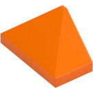 LEGO Oranje Helling 1 x 2 (45°) Drievoudig met noppenhouder aan de binnenzijde (15571)