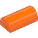 LEGO Orange Slope 1 x 2 x 0.7 Curved (3563)