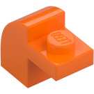 LEGO Orange Slope 1 x 2 x 1.3 Curved with Plate (6091 / 32807)