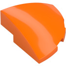 LEGO Orange Slope 1 x 3 x 3 Curved Round Quarter  (76797)