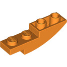 LEGO Orange Pente 1 x 4 Incurvé Inversé (13547)