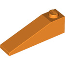 LEGO Orange Slope 1 x 4 x 1 (18°) (60477)