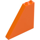 LEGO orange Skråning 1 x 6 x 5 (55°) med Bund Knops Holder (2937)