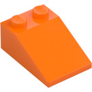 LEGO oranžová Sklon 2 x 3 (25°) s drsným povrchem (3298)