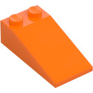 LEGO orange Skråning 2 x 4 (18°) (30363)