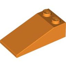 LEGO Orange Slope 2 x 4 (18°) (30363)