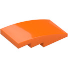 LEGO Orange Backe 2 x 4 Böjd (93606)