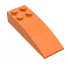 LEGO Oranje Helling 2 x 6 Gebogen (44126)