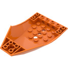 LEGO Orange Pente 2 x 6 x 10 Incurvé Inversé (47406)