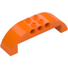 LEGO Orange Slope 2 x 8 x 2 Curved (11290 / 28918)