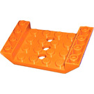 LEGO Orange Slope 4 x 6 (45°) Double Inverted with Open Center with 3 Holes (30283 / 60219)