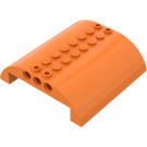 LEGO Oransje Skråning 8 x 8 x 2 Buet Dobbel (54095)