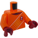 LEGO Orange Soccer Goalie Torse (973 / 76382)