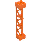 LEGO Orange Support 2 x 2 x 10 Girder Triangular Vertical (Type 4 - 3 Posts, 3 Sections) (4687 / 95347)