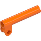 LEGO Oransje Technic Aksel Joiner Vinkelrett med Extension (53586 / 65443)