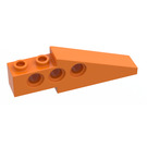 LEGO Orange Technic Brick Wing 1 x 6 x 1.67 (2744 / 28670)