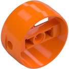 LEGO Orange Technic Cylinder with Center Bar (41531 / 77086)