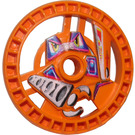 LEGO Oranje Technic Disk 5 x 5 met Grab RoboRider Talisman (32363)