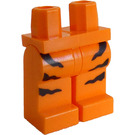 LEGO Orange Tiger Costume Boy with Ice Skates Minifigure Hips and Legs (3815 / 66070)