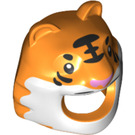 LEGO Orange Tiger Costume Kopfbedeckung mit Schwarz Streifen (98799)
